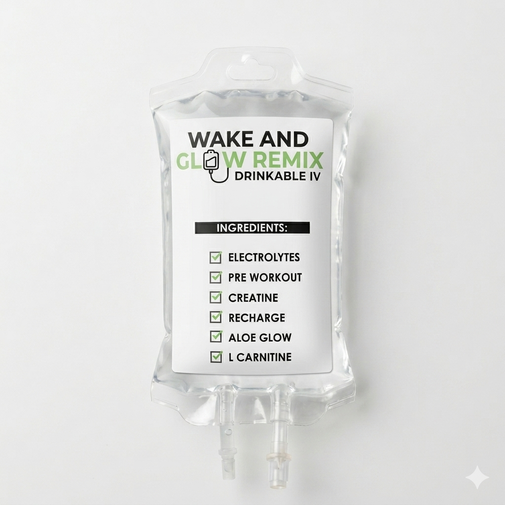 Wake and Glow Label