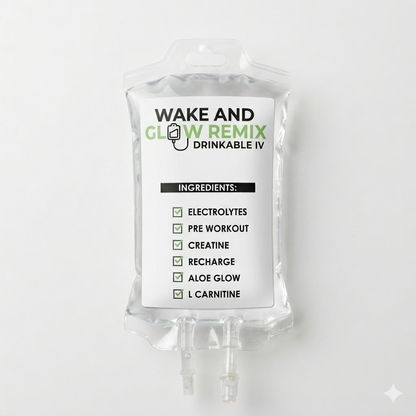Wake and Glow Label