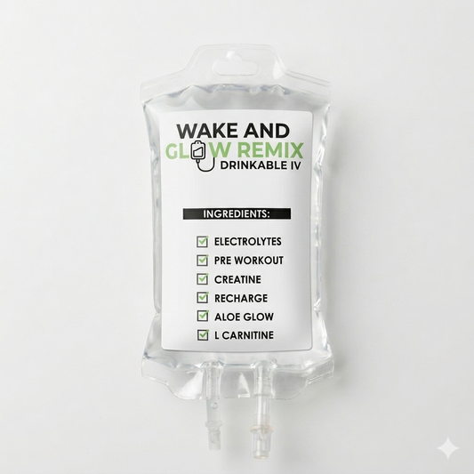 Wake and Glow Label