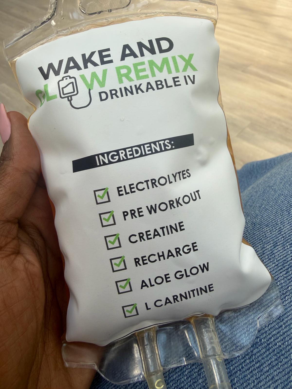 Wake and Glow Label