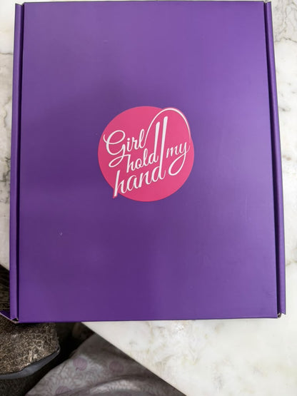 Girl hold my hand journal
