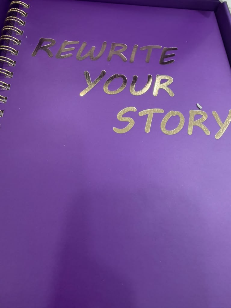 Girl hold my hand journal